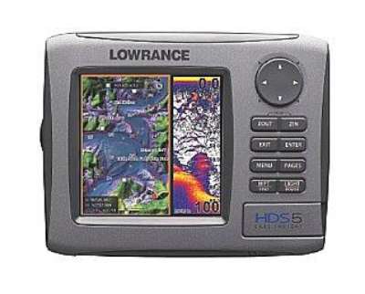 Lowrance HDS-5 эхолот+GPS (50/200 kH)