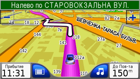 GPS-карта  «Карт Бланш Украина»