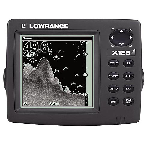 Lowrance X125 (русское меню)