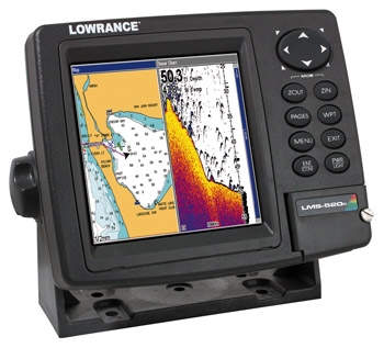 Lowrance LMS 520C (русское меню+GPS)