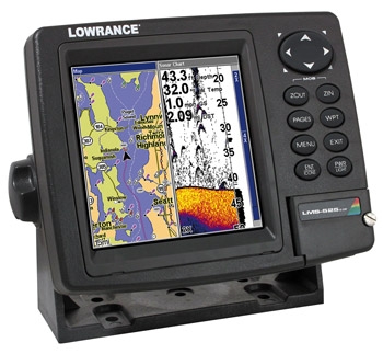 Lowrance LMS 525C DF (русское меню+GPS)